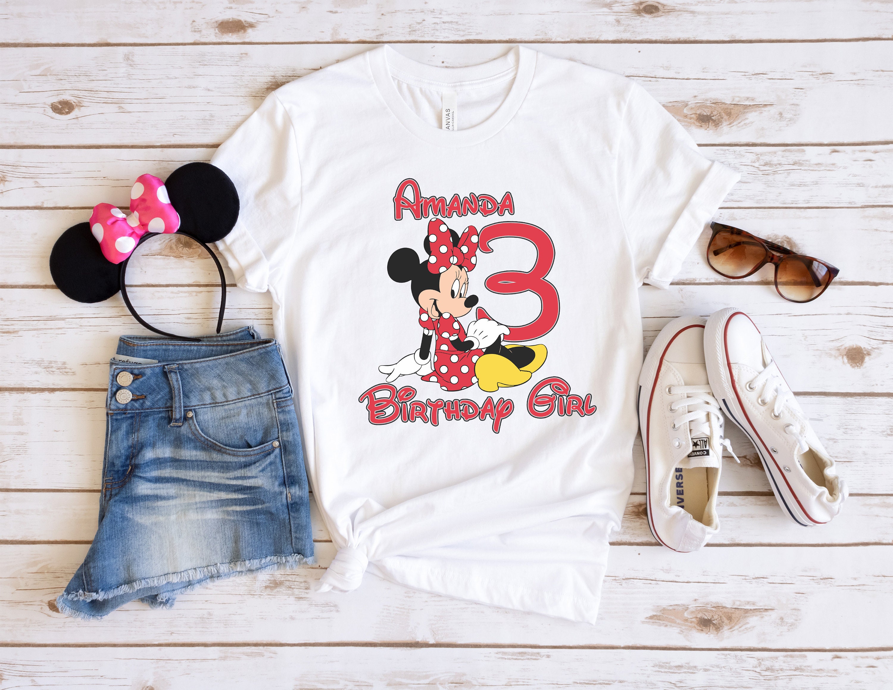 Minnie Birthday Shirt/minnie/minnie 