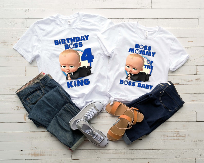 Boss Baby Shirt/boss Baby Birthday Shirt/personalized Age and Etsy