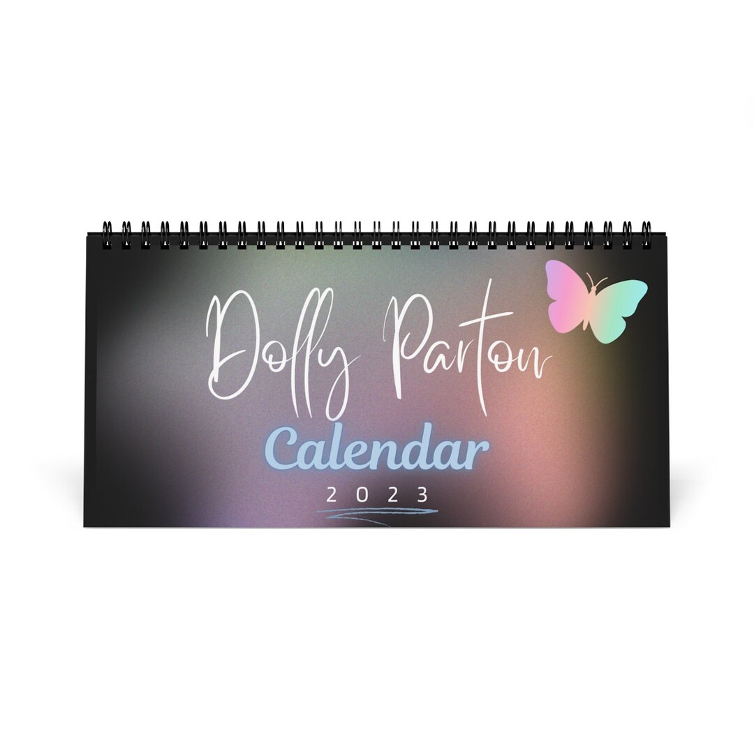 Dolly Parton 2023 Desk Calendar small 10inx5in Neon - Etsy