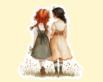 Kindred Spirits - Anne of Green Gables Inspired Sticker - Gifts
