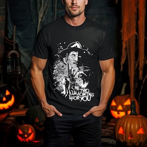 Horror Movie Unisex Tee Shirt, Freddy Kruger Graphic Tee, Scary Film Lover Gift, Halloween Costume Shirt, Classic Villain T-Shirt, Slasher