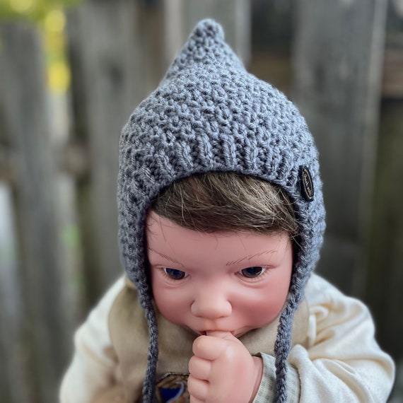 BABY PIXIE BONNET Newborn 0-3 Months 3 