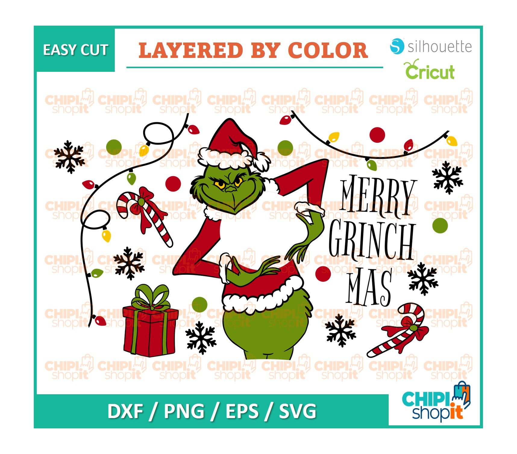 Grinch Christmas Stickers, 50 Pcs, Vinyl Waterproof Stickers For  Laptop,skateboard,water Bottles,computer,phone,guitar,anime Grinch Stickers  For