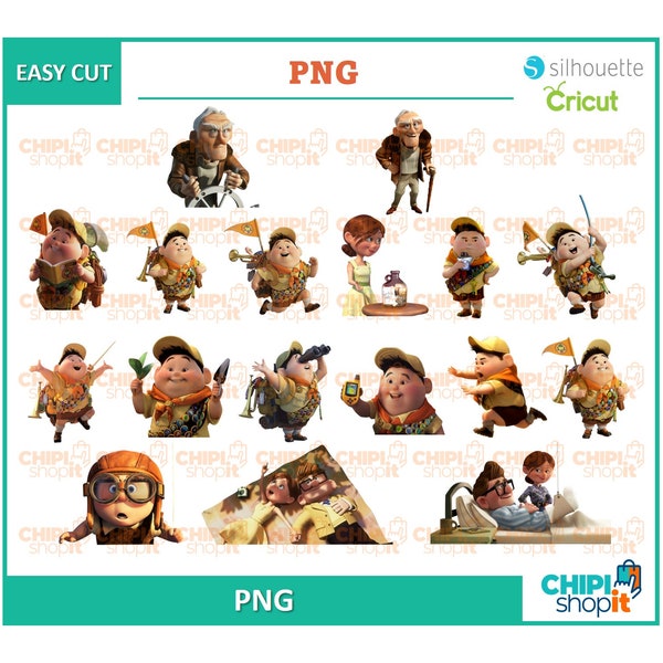 Up PNG, UP Clipart, UP Pixar Digital Files