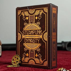 Luxury Steampunk Playing Cards | Steampunk Dynasty | Gears and Glory | Vostok Cards