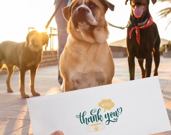 Pet Sitter Envelope for Dog Groomer Tip Dog Sitter Thank You Payment Envelope for Tipping Dog Walker Gratuity Envelope | Set of 10 Envelopes