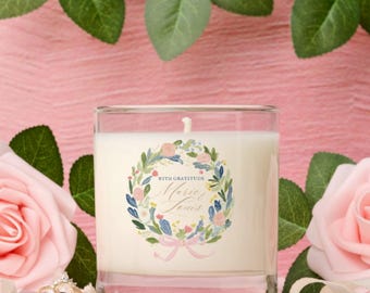 Rococo Wedding Favor: Editable Canva Template