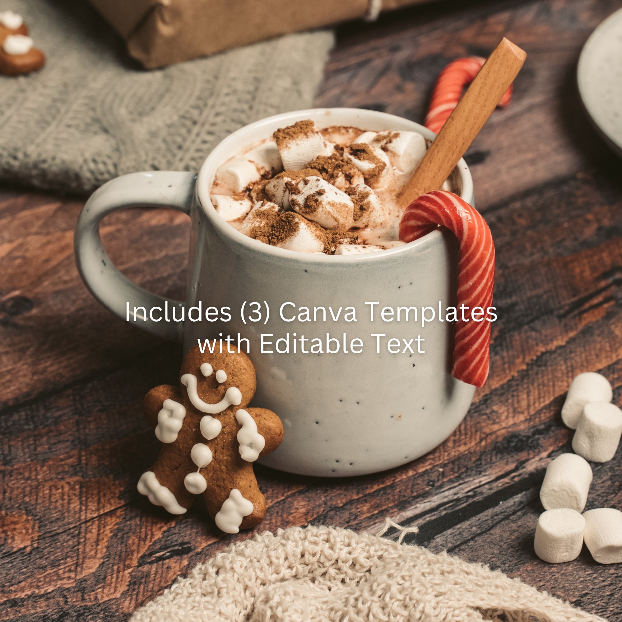 Hot Chocolate Station Sign Templates Bundle Editable Hot Cocoa Display ...