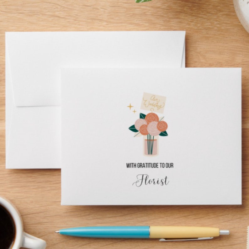 Wedding Vendor Tipping Envelopes Set of 10 Etsy