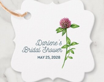 Wildflower Bridal Shower Party Favor: Editable Canva Template