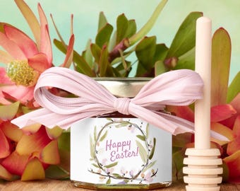 Easter Favor Tag Template (Editable in Canva, 3 x 3")