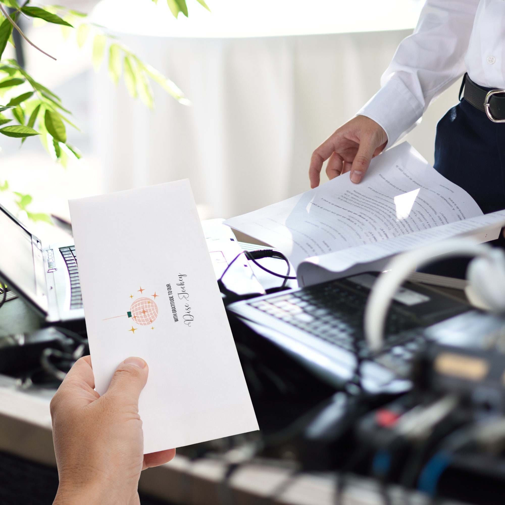 Wedding Vendor Tipping Envelopes Set of 10 Printed Envelopes Tip