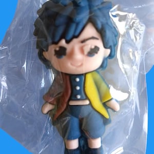 Figura de Demon Slayer Giyu Tomioka – Minifigura coleccionable Gashapon de 6 cm / Llavero de anime, adorno para tarta y pieza de exposición / Kimetsu No Yaiba