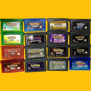 ポケモン GBA ゲームカートリッジ (英語版): これらの GBA ゲームカートリッジでクラシックを再発見してください すべてのカートリッジが 100% オフ