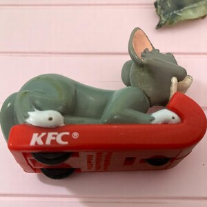 Vintage KFC Chuckie Meal Cartoon Network's Tom and Jerry 1999 – Rare Collectible Toy - Tom The Cat