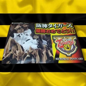 Lot de 14 cartes postales commémoratives de la victoire 2005 des Tigres Hanshin rares