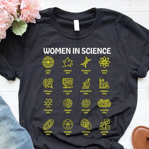 Women in Science Tshirt Science Shirt Shirt for Girl Etsy