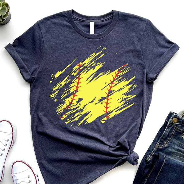 Softball T Shirt Etsy