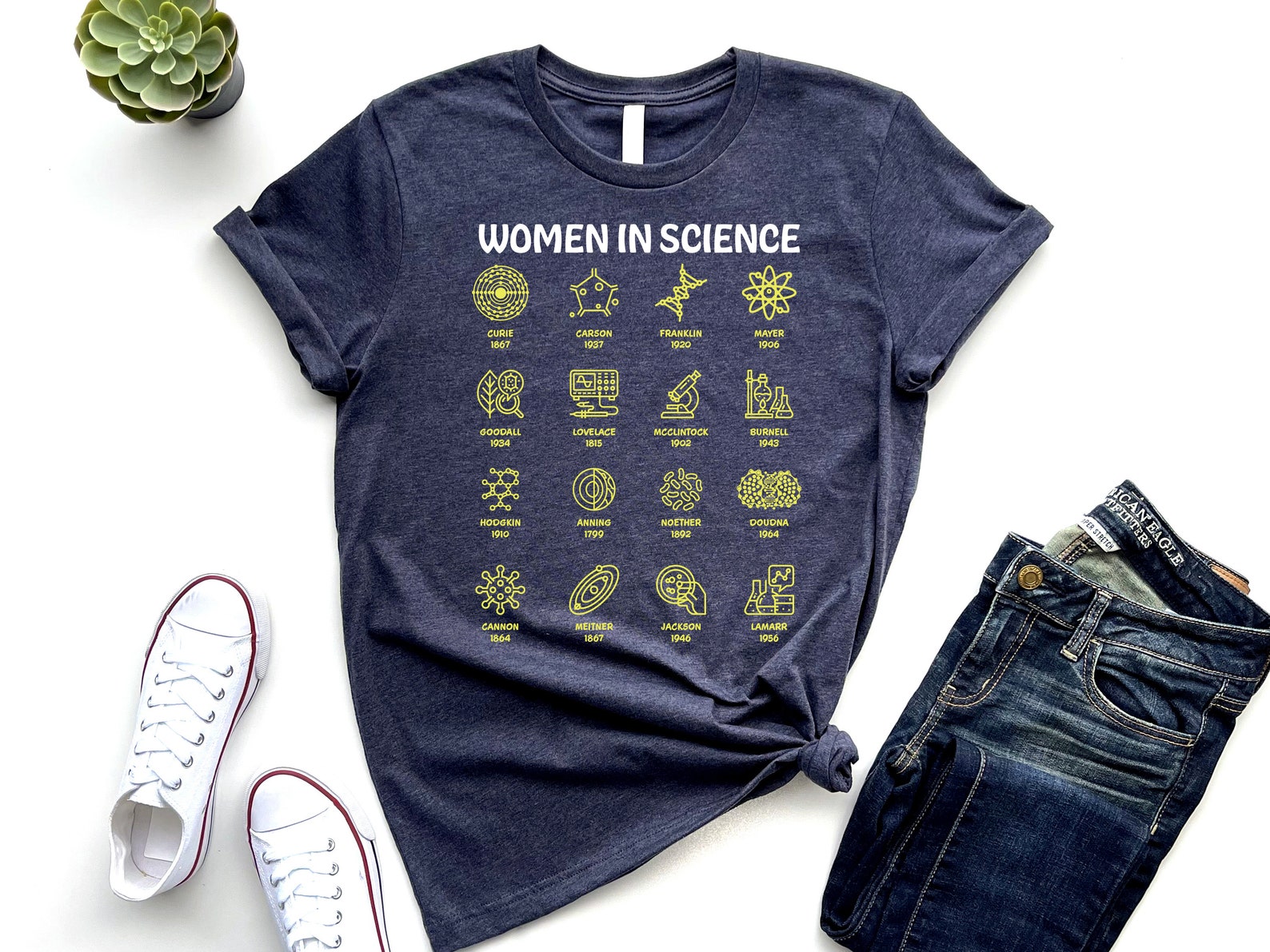 Women in Science T-shirt Woman Scientist Tshirt Feminist - Etsy