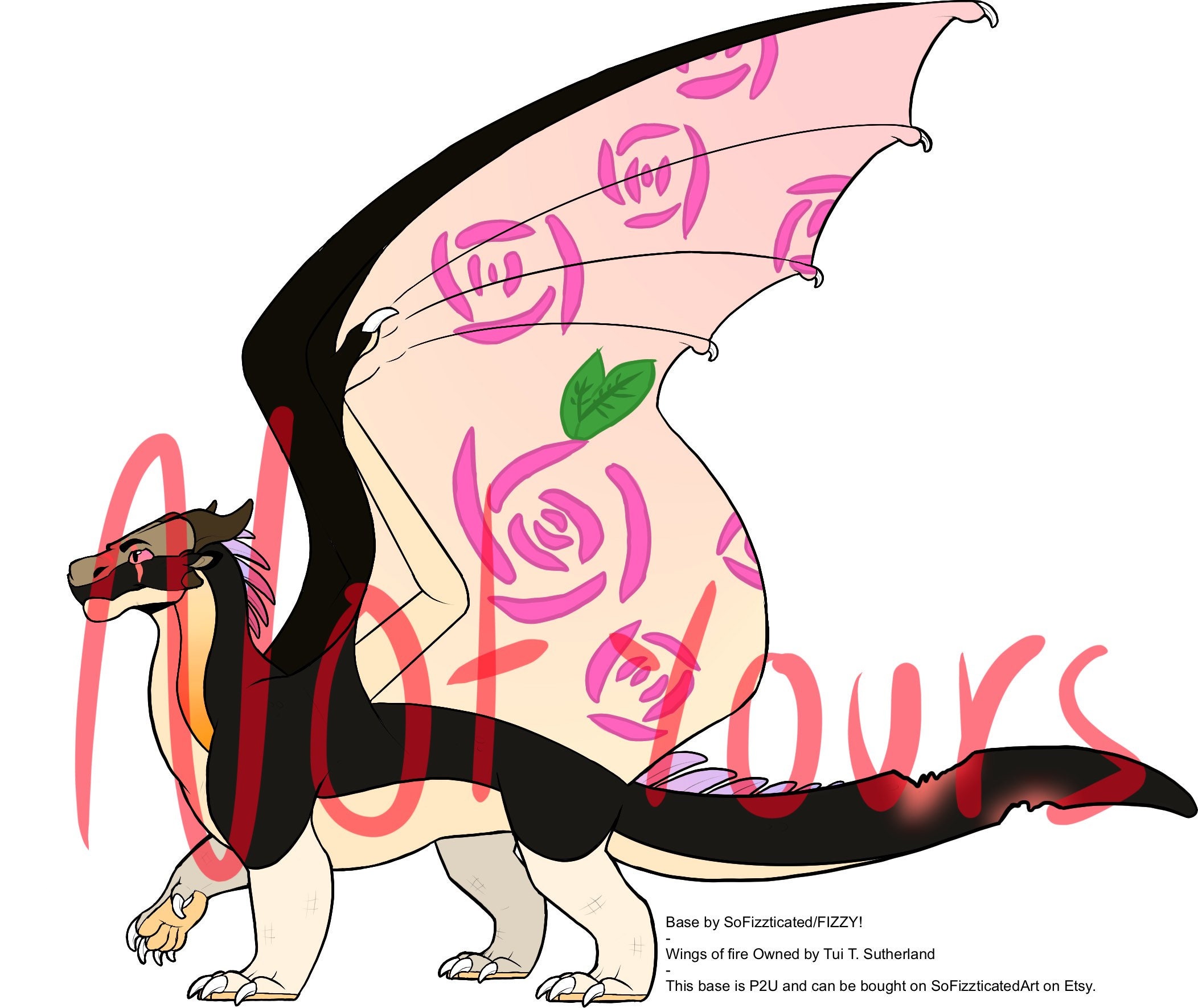 Wings of Fire Mudwing Flower Adoptables Etsy Canada