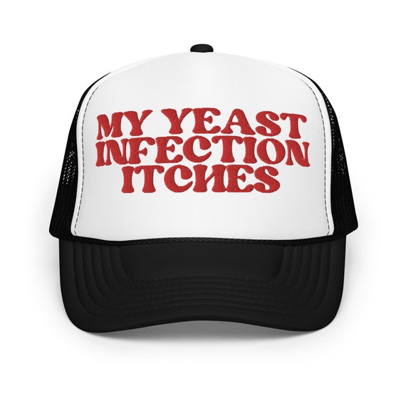 Embroidered Adult Humor Trucker Hat:  display picture 1