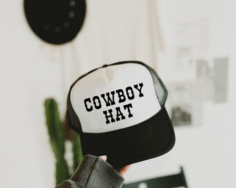 Cappello da cowboy retrò, cappello da camionista: accessorio per feste a Nashville