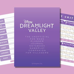 Dreamlight Valley Gameplay Companion, 27 pages **Hercules & Phil included
