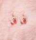 Kirby earrings | cottagecore earrings, kawaii earrings, kawaii jewelry, gift for her, tiktok earrings, aesthetic, kawaii gift, birthday gift 