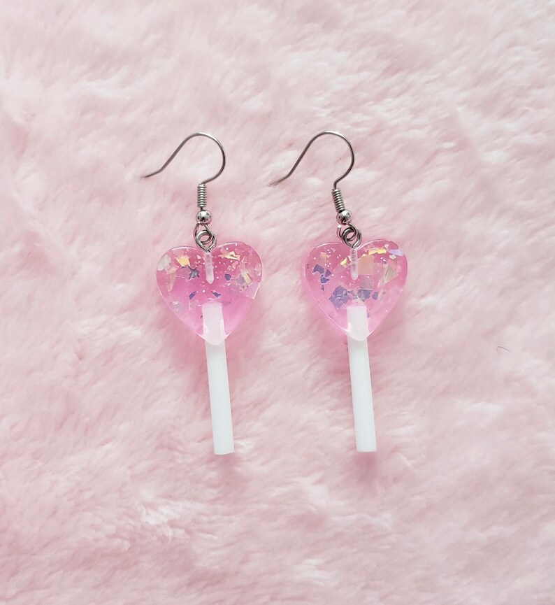 Lollipop Earrings Cottagecore Earrings Pastel Earrings - Etsy