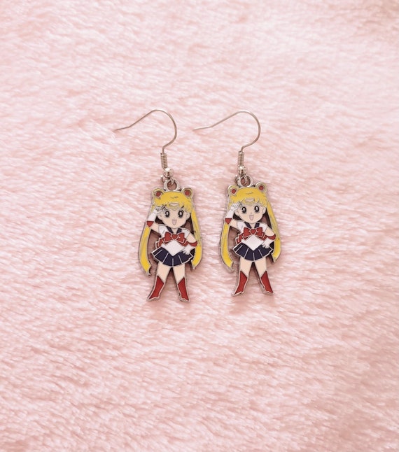 Sailor Moon Earrings Cottagecore Earrings Valentines Earrings
