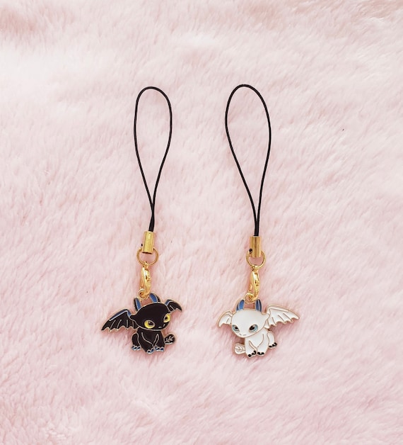 Kawaii Dragon Phone Charm: Anime Keychain Charm