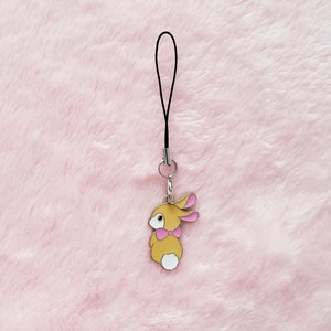phone charm kawaii | cute phone charm | kawaii gift, birthday gift, kawaii phone charm, y2k phone charm, charm, bunny phone charm