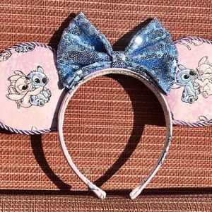 Angel and Stitch Inspired Mouse Ears