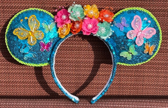 Encanto Mickey Ears Encanto isabela inspired Purple floral flower Disney Minnie  main image 2