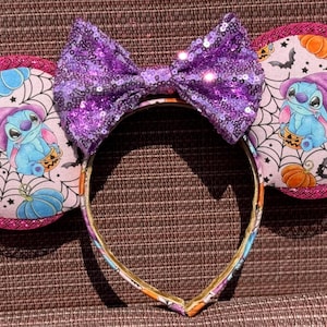 Halloween Stitch Inspired Mouse Ears