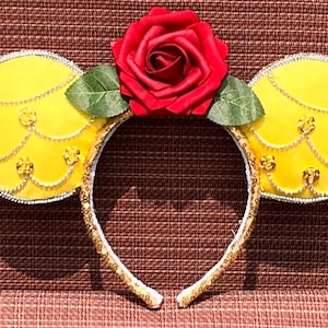 Beauty and the Beast Belle Inspired Mouse Ears