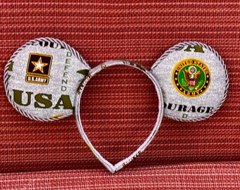 Army Service Inspired Mouse Ears