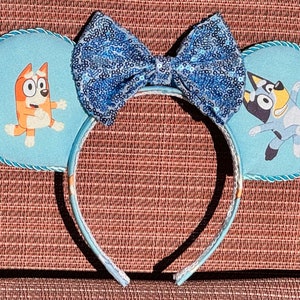Bluey and Bingo Inspired Mouse Ears