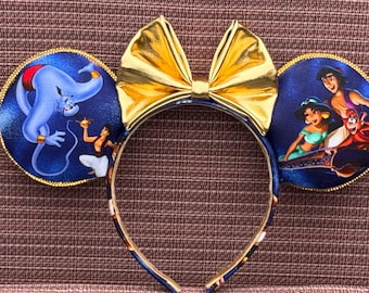 Aladdin Princess Jasmine Inspired Mouse Mickey Ears  display picture 2