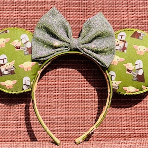 The Mandalorian and The Child Inspired III Mouse Ears