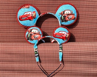 Cars Lightning McQueen and Mater Inspired Mouse Ears