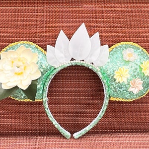 Princess Tiana and the Frog Inspired Mouse Ears