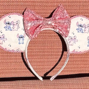 Angel and Stitch II Inspired Mouse Ears