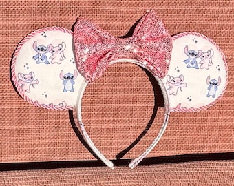 Angel and Stitch II Inspired Mouse Ears