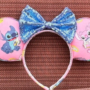 Angel and Stitch Inspired Mouse Ears II