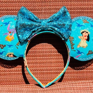 Lilo and Stitch Inspired Mouse Ears