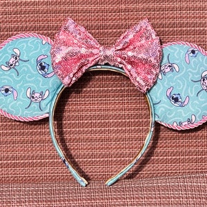Angel and Stitch III Inspired Mouse Ears