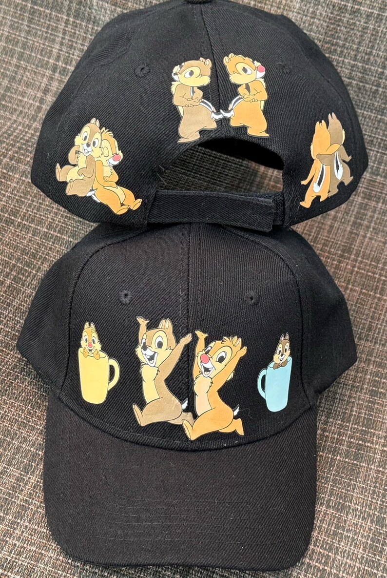 Chip and Dale Inspired Baseball Cap - Etsy