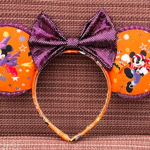 Mickey & Minnie Halloween Inspired Mouse Ears