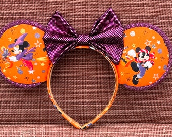 Mickey & Minnie Halloween Inspired Mouse Ears
